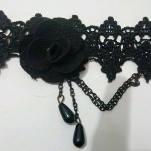 black Rose design choker