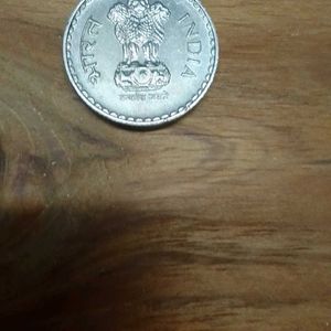 5 Rupees New UNC Condition Coin