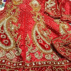 Wedding Wear Stone Bride Lehenga