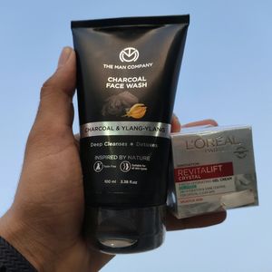 The man company face wash with L'OREAL PARIS Cream