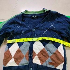 Boys Combo Sweater & Half Jacket