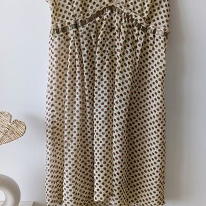 BCBGmaxazria Spotted Empire Dress