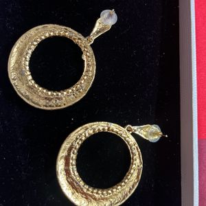 Combo Of Golden And Silver Earrings