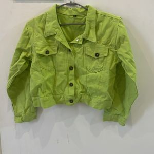 Green Denim Jacket