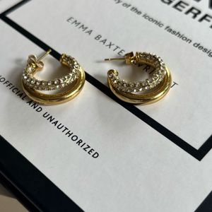 Studded Round Hoops Anti-tarnish