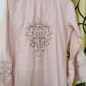 Pink Long Kurti