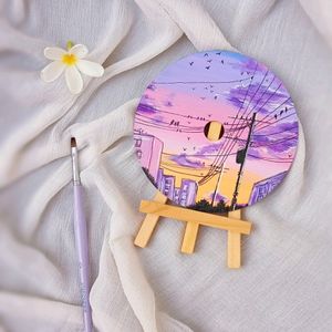 Aesthetic CD Painting without Easel