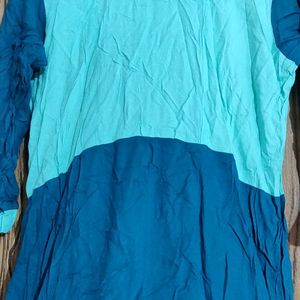 Sea Green Plain Kurta