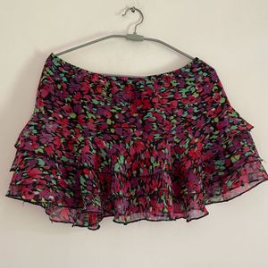 SHORT MULTICOLOUR SKIRT