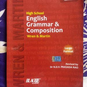 Wren And Martin English Grammar Book..... Full New.... At Just 500 Coins....