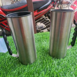 Steel Oil Can Pack Of 2