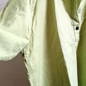 Green Plain Blouse/Top