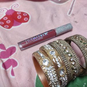 Combo Bangles and Lipstick