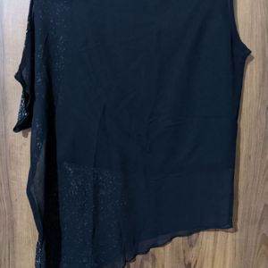 Black Top (One Side Sleeveless)