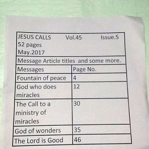 Jesus Calls - Old Magazine Copy