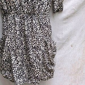 Cute White & Black Dress (Women's)