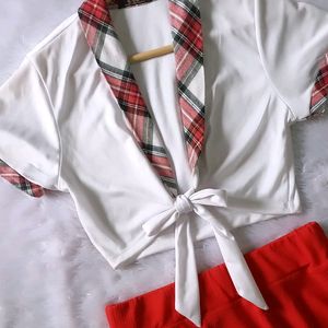 Red Funky Coord Set