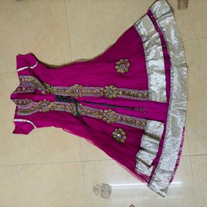 anarkali jacket dress