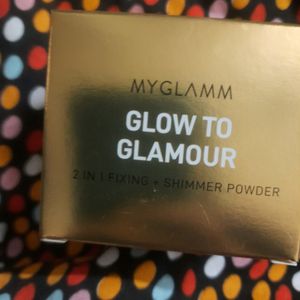 Myglamm 2 In 1 Shimmer And Fixing Powder