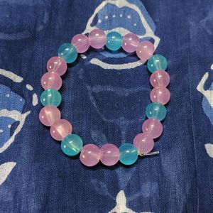 Lavender Blue Bracelet | Glass Beads Bracele