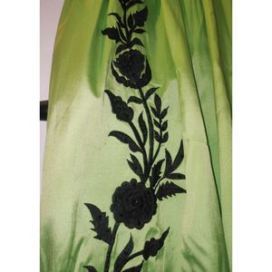 Unused Light green ethnic shinning gown | Size: M