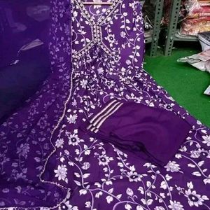 New Purple Kurta Set