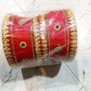 Rajasthani Dhalu Red Chooda