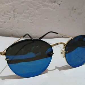 UV Protection, Mirrored Aviator Sunglass (For Men
