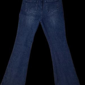 DENIM BOOT CUT JEANS