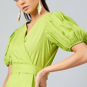 Athena Neon Green Top