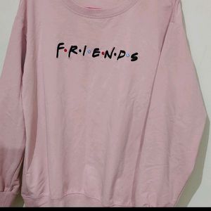 Peach Sweatshirt For Women