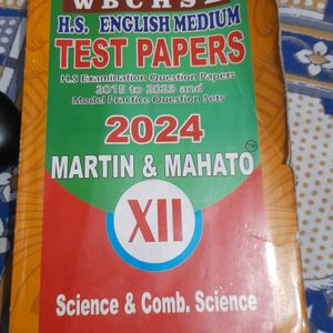 WBCHSE Test Papers 2024 MARTIN & MAHATO Science