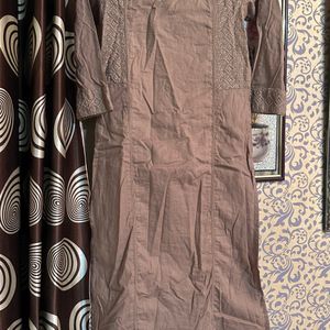 Cotton Mauve Kurta