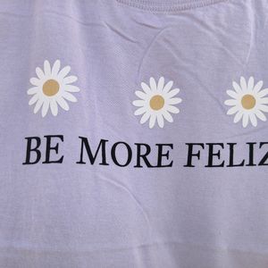 Here & NOW Women Lavender T Shirt