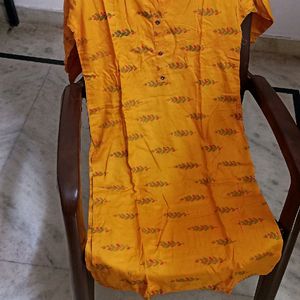 Cotton Kurti With Chiken Kari Pant