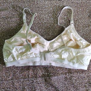 New Cream Colour Cotton Bra...Size 36