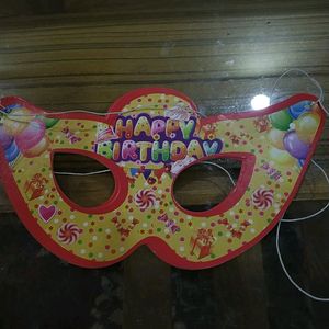 Birthday Candles And Masks