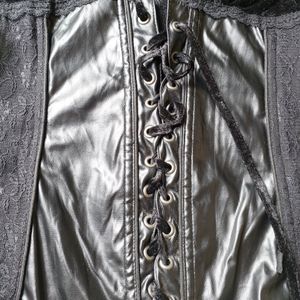 Leather Corset Top