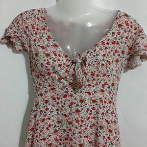 CUTE FLOWER PRINTED FROCK