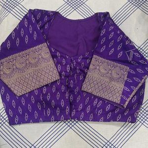 Red , Purple Blouse