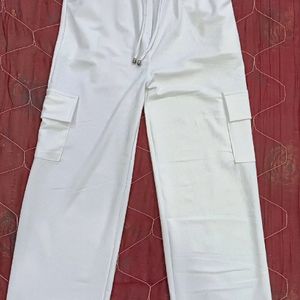 White Cargo Pants