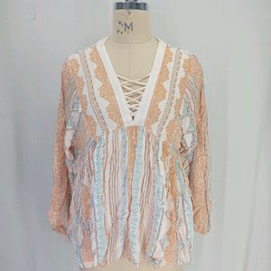 New Beige Kimono Top