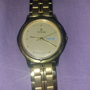 Titan Watch All Stainless Steel & Water-resistant