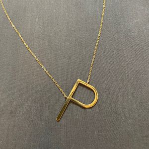 Cute P Letter Necklace ✨