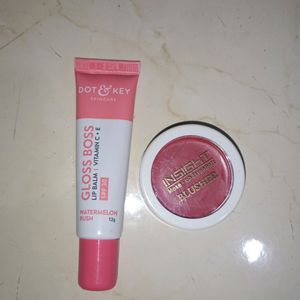 COMBO OF 2 Lip Balm And Blush.