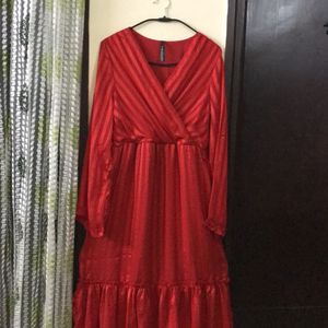Silky Red Dress Bust 36