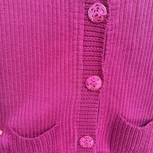 Long Sweater For Women (Purple)