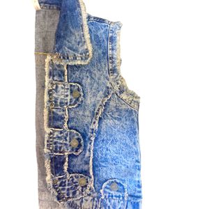 Distressed Denim Jacket