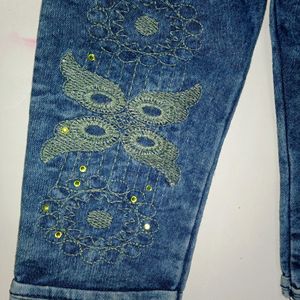 Kids Wear Baby Girl Denim Jeans 👖