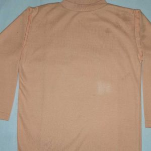 High Neck Cotton Tshirt 🛍 -orange